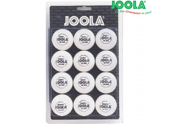 Мячи для настольного тенниса JOOLA Training 12 Balls white