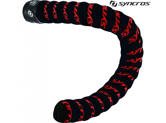 Обмотка на руль Syncros Premium Cork Gel black/neon red