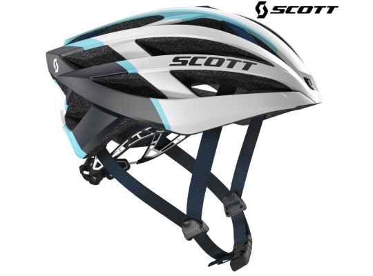 Велошлем Scott Wit-R white/blue matt