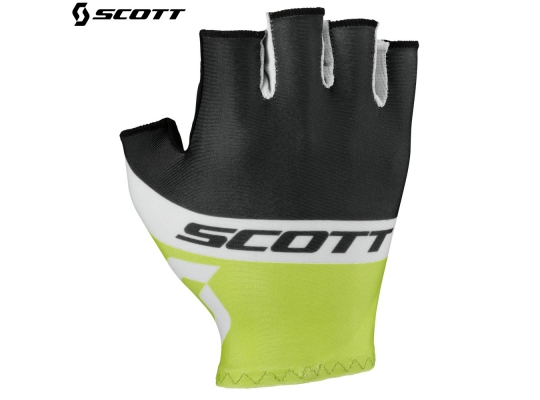 Велоперчатки Scott RC Team SF Glove 2016 black/macaw green