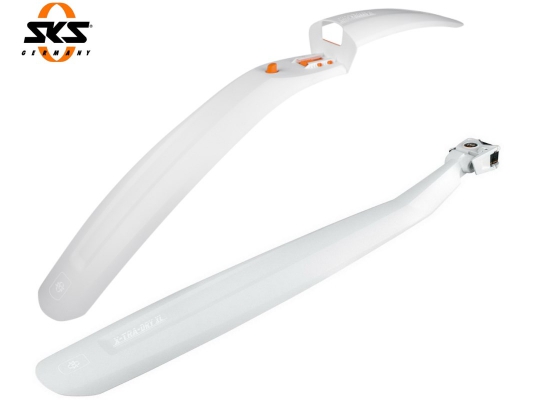 Крылья для велосипеда SKS Shockboard XL+X-tra Dry XL white