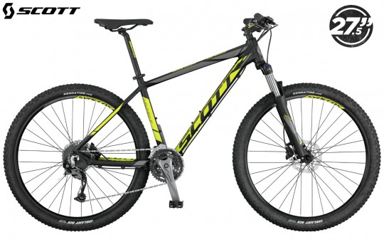 Горный велосипед Scott Aspect 740 2017 black/yellow/grey