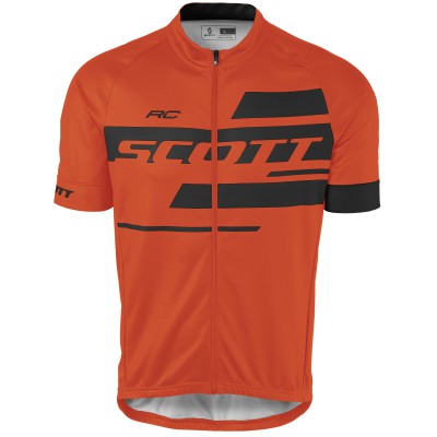 Велофутболка Scott RC Team 10 tangerine orange/black