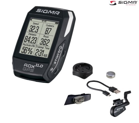 Велокомпьютер Sigma Sport ROX GPS 11.0 SET black