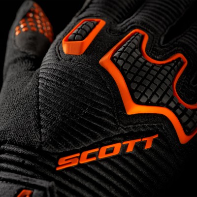 Велоперчатки Scott Superstitious Lf black-tangerine orange