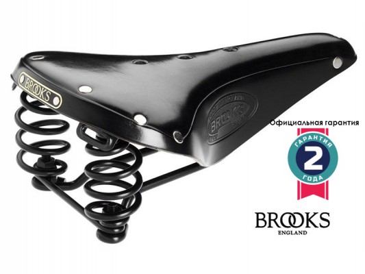Велоседло Brooks Flyer black