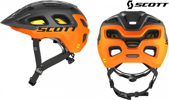 Велошлем Scott Vivo Plus black/orange flash