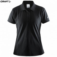Женская футболка Craft Polo Pique Classic 192467 черная