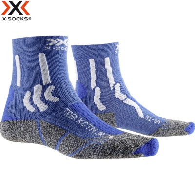 Детские термоноски X-Socks Trek X Ctn синие