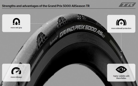 Комплект велопокрышек Continental Grand Prix 5000 AS TR