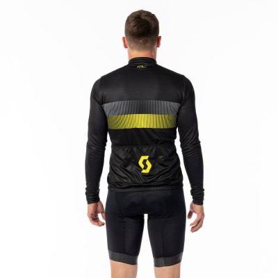 Scott RC Team 10 Long Sleeve 2024 черно желтая