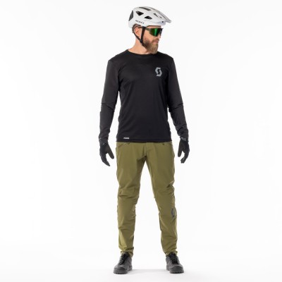 Scott Trail Vertic Long Sleeve 2024 зеленая