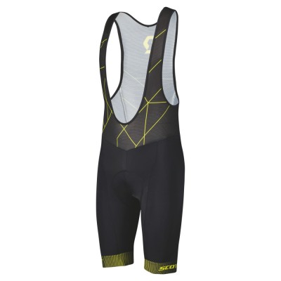 Scott RC Team Bibshorts 2024 черно желтые