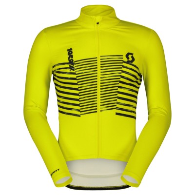 Scott RC Team Warm Graphics Long Sleeve 2024 желтая