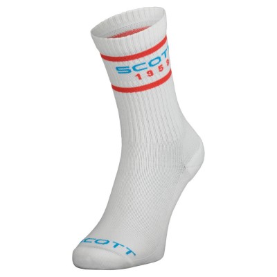 Scott Retro Casual Crew Sock белый