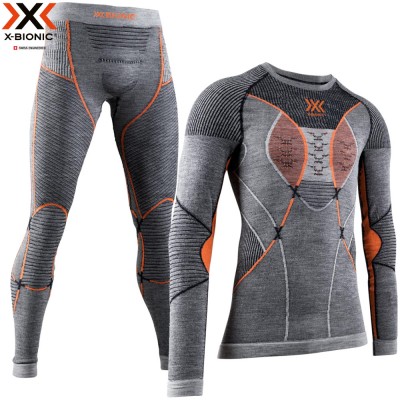 X-Bionic Merino Men Set grey/orange