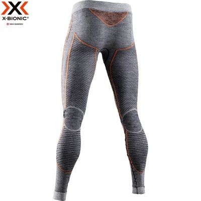 X-Bionic Merino Pants Men grey/orange