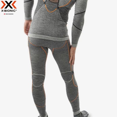 X-Bionic Merino Pants Men grey/orange