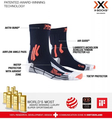 X-Socks Trek Outdoor темно синие