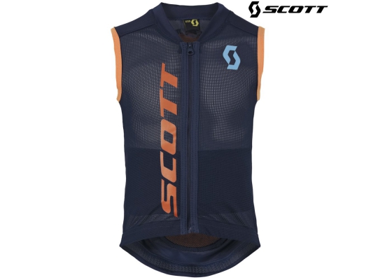 Детская защита на спину Scott Soft Actifit Junior Vest black iris/orange print