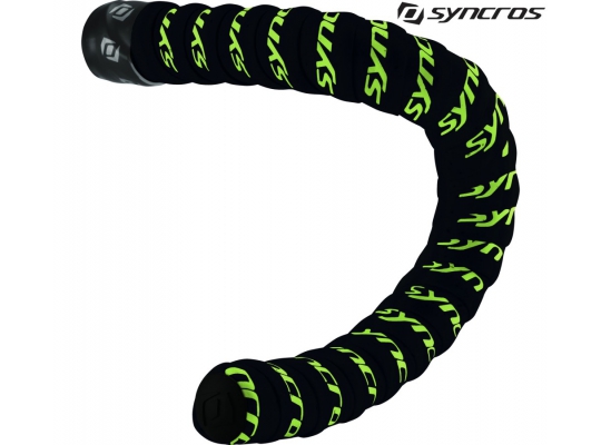 Обмотка на руль Syncros Premium Cork Gel black/neon green