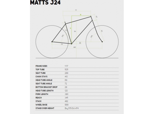 Детский велосипед Merida Matts J24 2016 signal red