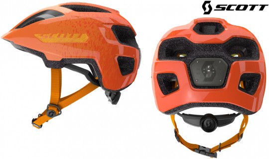 Детский велошлем Scott Spunto orange camo
