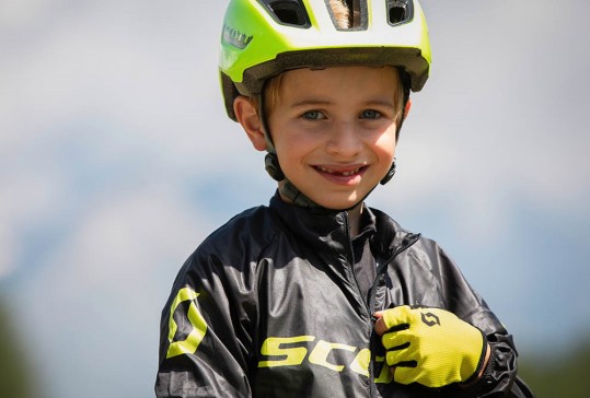 Детский велошлем Scott Spunto yellow fluorescent