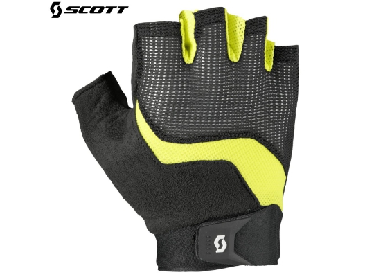 Велоперчатки Scott Essential SF Glove 2016 black/sulphur yellow