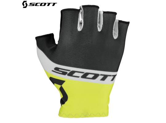 Велоперчатки Scott RC Team SF Glove 2016 black/sulphur yellow