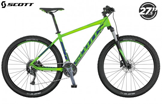 Горный велосипед Scott Aspect 740 2017 green/blue/lt green