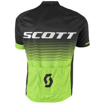 Велофутболка Scott RC Team 20 black/jasmine green