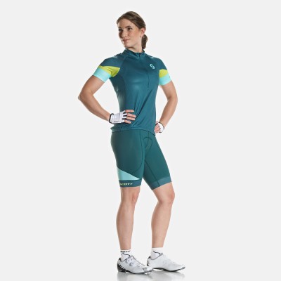 Женская велофутболка Scott Endurance 30 bayberry green/opal green 2017