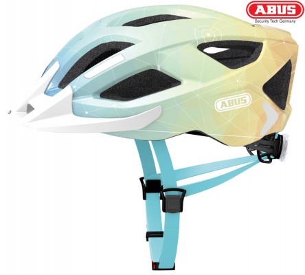Велошлем ABUS Aduro 2.0 blue art