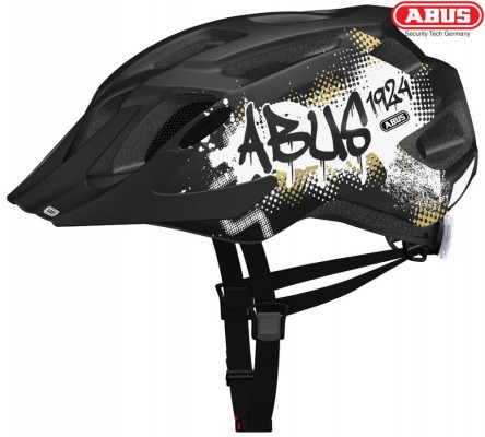Детский велошлем ABUS MountX black tag