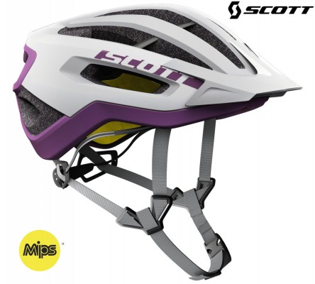 Велошлем Scott Fuga Plus white/purple