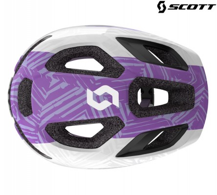 Детский велошлем Scott Spunto white/purple