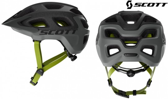 Велосипедный шлем Scott Vivo grey/sulphur yellow
