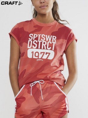 Женская футболка Craft District Clean Tee 1907202