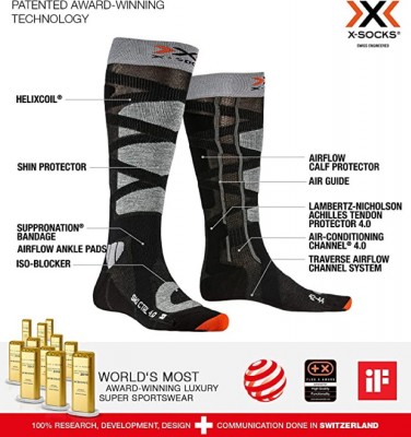 X-Socks Ski Control 4.0 серый