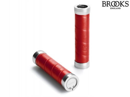 Brooks Slender Grips 130/130 mm red