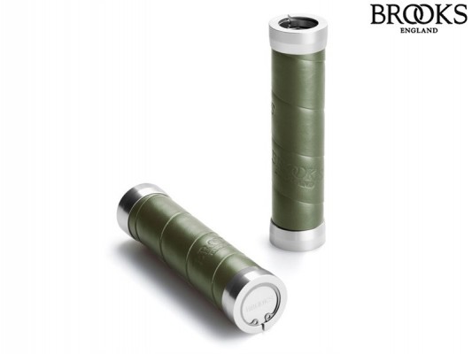 Brooks Slender Grips 130/130 mm olive green