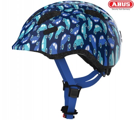 Детский шлем ABUS Smiley blue car