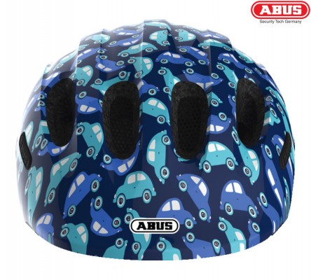 Детский шлем ABUS Smiley blue car