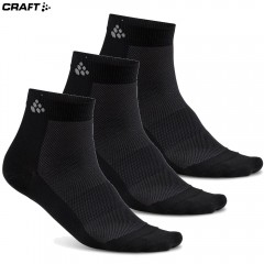 Комплект летних термоносков Craft Greatness Mid 3-Pack Sock 1906060 черные