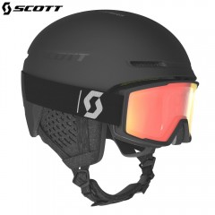 Лыжный шлем с маской Scott Track Factor черный