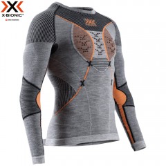 X-Bionic Merino Shirt Long SL Men grey/orange