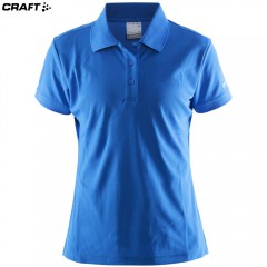 Женская спортивная футболка Craft Polo Pique Classic 192467 синяя